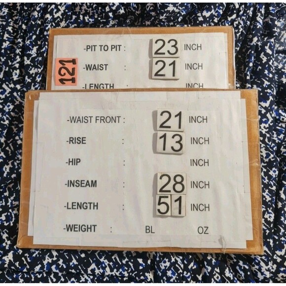 CATHERINES CURVY Women Plus Size 2X Long Romper Jumpsuit Blue White 3/4 SL 121P - Picture 6 of 6